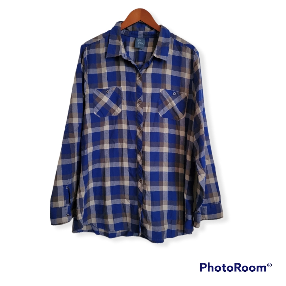 Harry Potter ravenclaw 3xl flannel long sleeve top